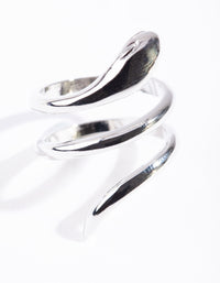 Silver Sleek Wrap Ring - link has visual effect only