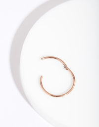 Rose Gold 10mm Fine Clicker Earring - link has visual effect only