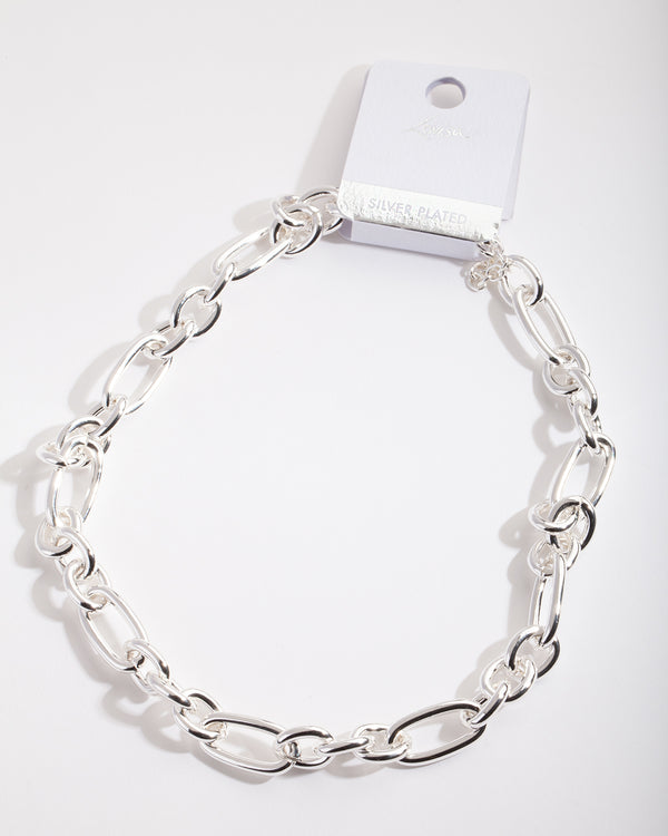 Silver Plated 45cm Chain Necklace