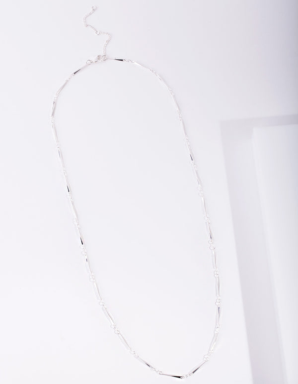 Silver Plated Long Necklace