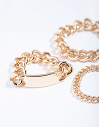 Gold Large in Charge Pack Chain Rings - link has visual effect only