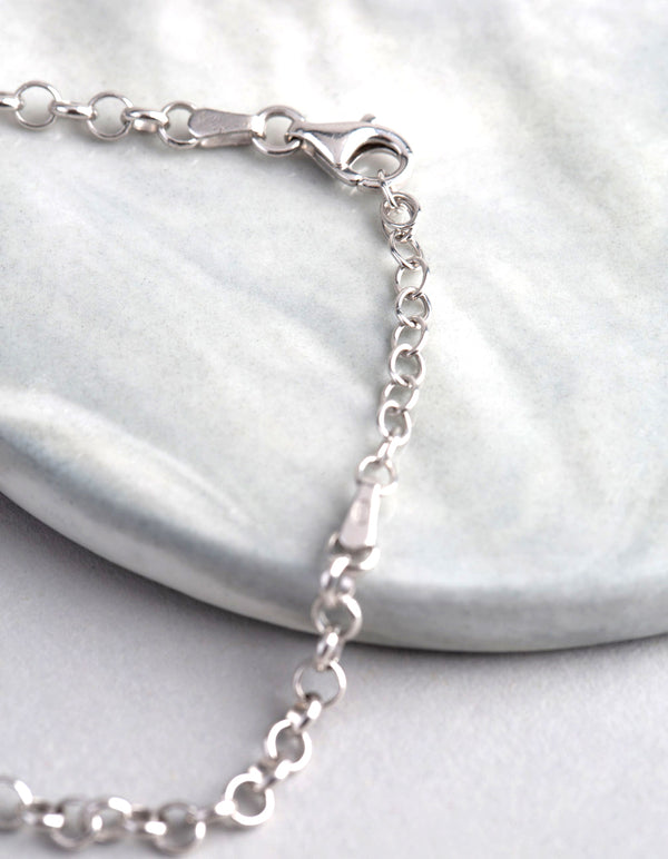 Sterling Silver Rolo Chain Bracelet