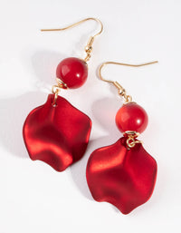 Gold In Love Drop Earrings - link has visual effect only