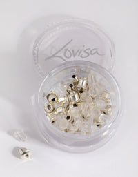 Silver & Silicon Mixed Earback Pack - link has visual effect only