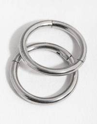 Surgical Steel Fine 8mm Sleeper Earrings - link has visual effect only