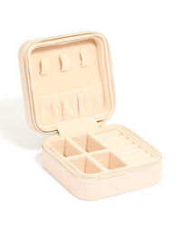 Blush Square Jewellery Box - link has visual effect only