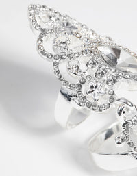 Silver Hinge Ring - link has visual effect only