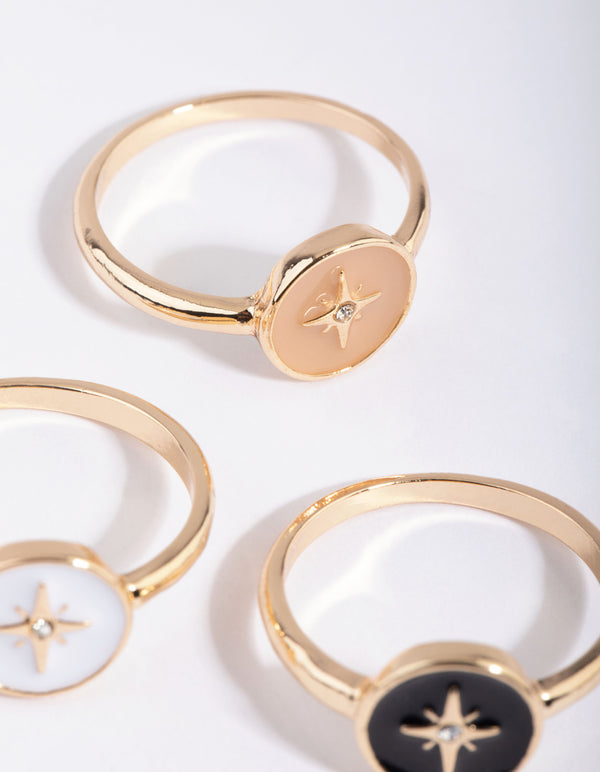 Gold Star Ring Pack