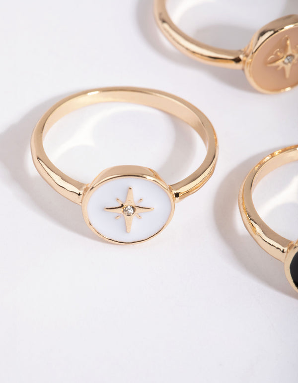 Gold Star Ring Pack