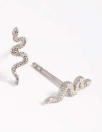 Surgical Steel Snake Stud Earrings - link has visual effect only