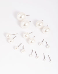 Silver Pearl Stud 8-Pack - link has visual effect only