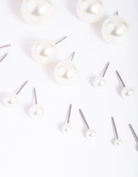 Silver Pearl Stud 8-Pack - link has visual effect only