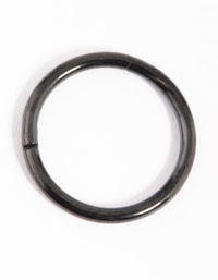 Matte Black Titanium Clicker Ring - link has visual effect only