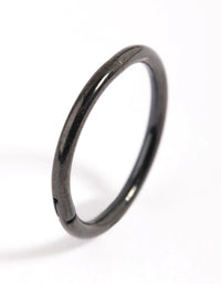 Matte Black Titanium Clicker Ring - link has visual effect only