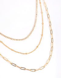 Gold Plated Chain Necklace - link has visual effect only