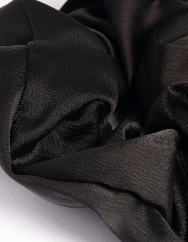 Large Black Scrunchie