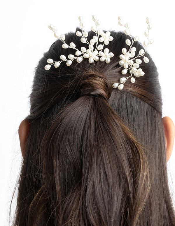 Silver Pearl Pin Pack