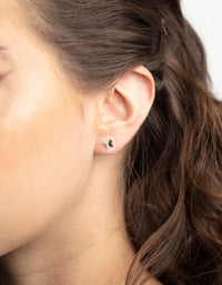 Sterling Silver Butterfly Stud Earrings - link has visual effect only