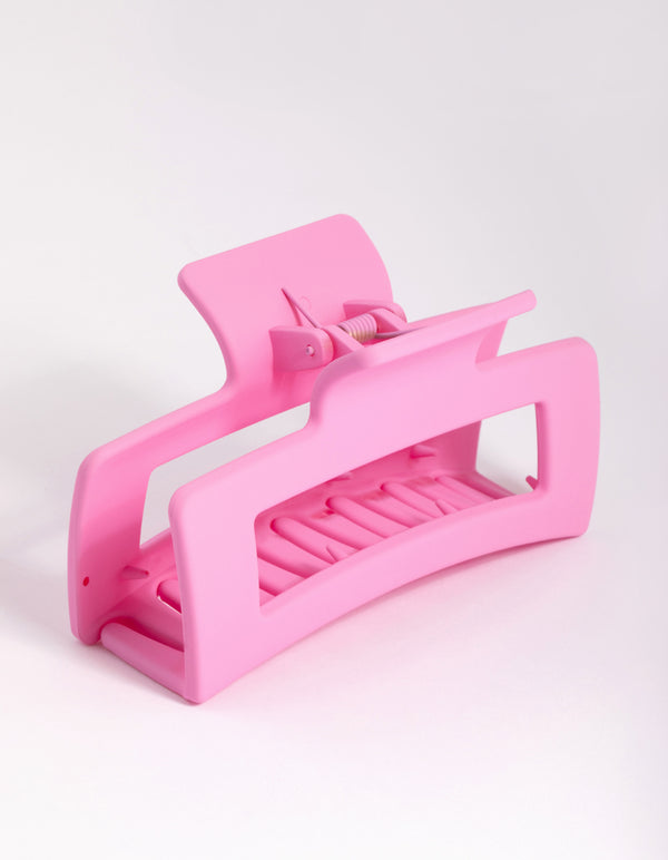 Large Pink Claw Clip