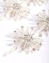 Silver Double Star Slide Clip Pack - link has visual effect only