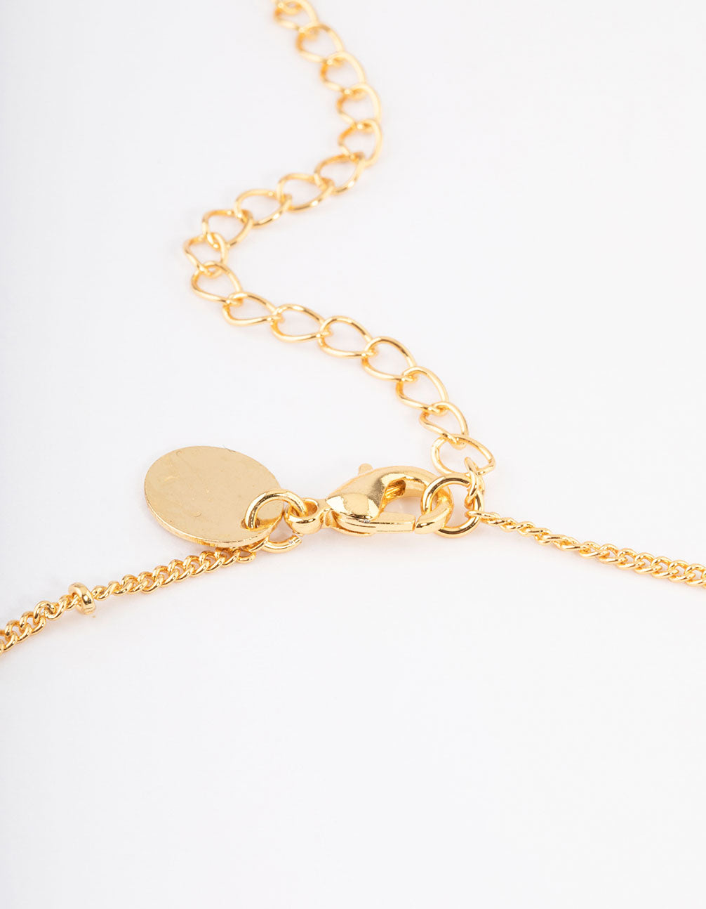Gold Plated Detail Butterfly Necklace