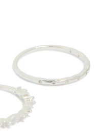 Sterling Silver Marquise Ring Pack - link has visual effect only