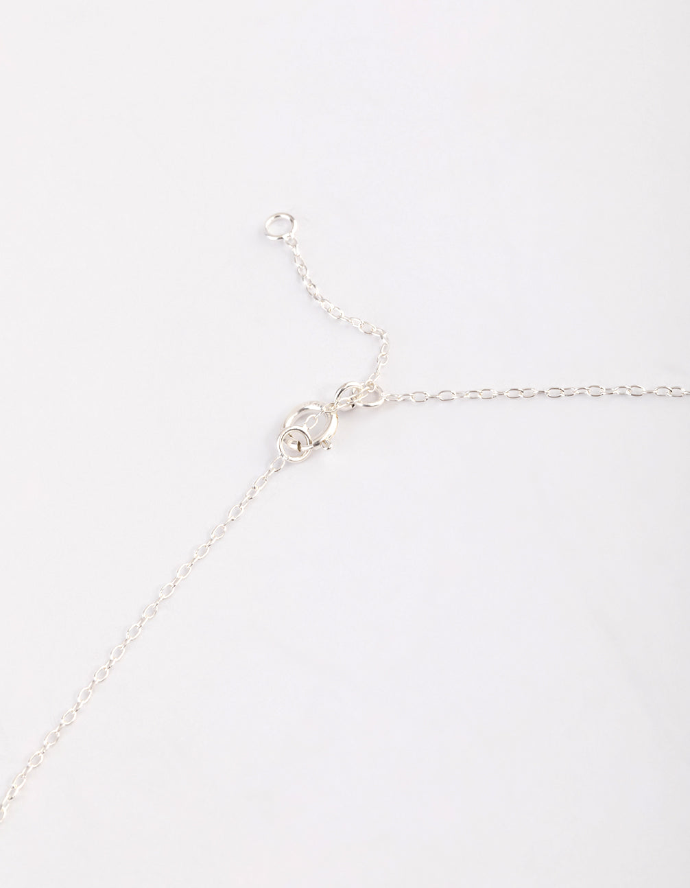 Sterling Silver Cubic Zirconia Pave Heart Necklace