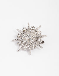 Silver Celestial Round Brooch - link has visual effect only