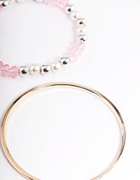 Kids Pearl & Facet Bead Mixed Bracelet - link has visual effect only