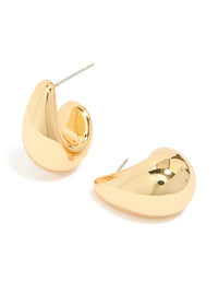 Gold Plated Bubble Drop Stud Earrings - link has visual effect only