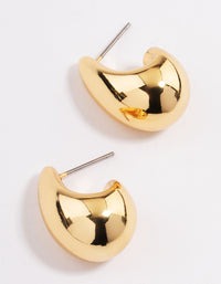 Gold Plated Bubble Drop Stud Earrings - link has visual effect only