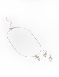 Silver Dolphin Jewellery Set - link has visual effect only
