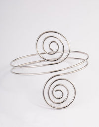 Silver Swirl Arm Cuff - link has visual effect only
