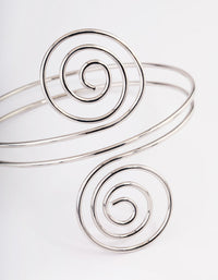 Silver Swirl Arm Cuff - link has visual effect only