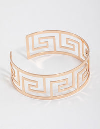 Gold Greek Pattern Bangle - link has visual effect only