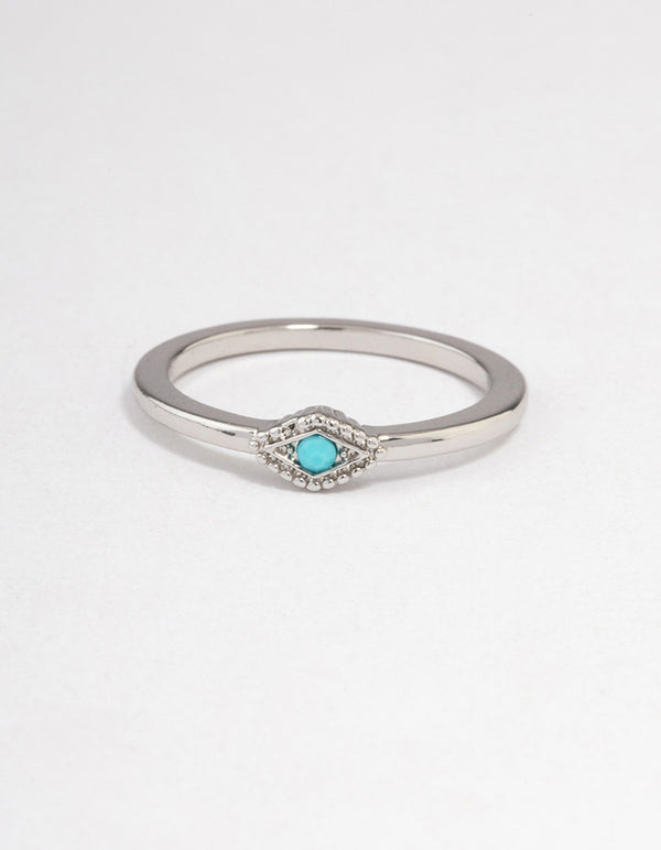 Silver Intricate Eye Ring
