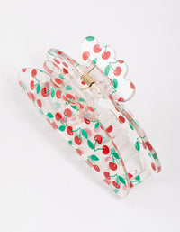 Acrylic Cherry Claw Clip - link has visual effect only