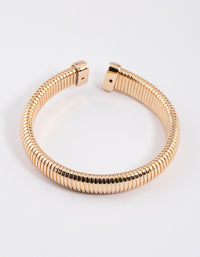 Gold Felt Wrapped Wrist Cuff - link has visual effect only