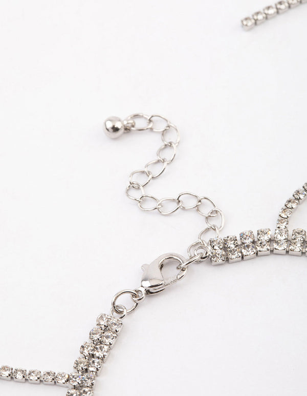 Silver Gradual Thin Cupchain Anklet Pack