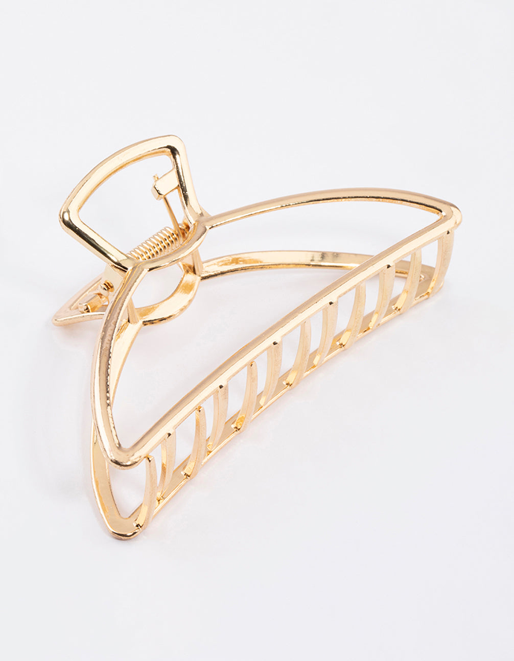 Gold Large Outline Claw Clip