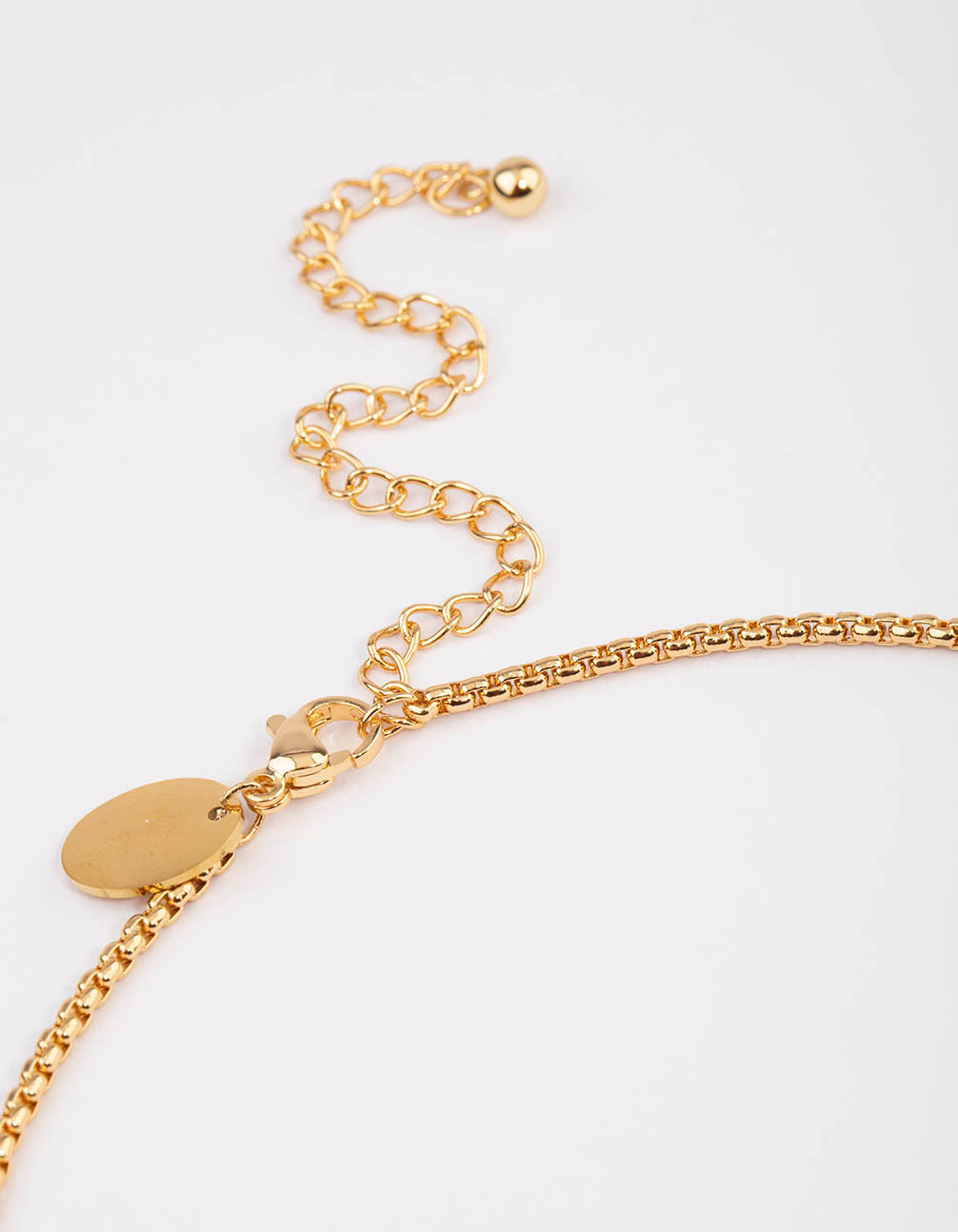 Waterproof Gold Plated Stainless Steel Cubic Zirconia Cross Necklace