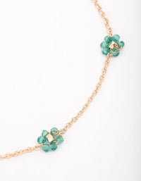 Gold Multi Dainty Flower Bracelet - link has visual effect only