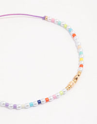 Gold Multi Sandblast Pattern Toggle Bracelet - link has visual effect only