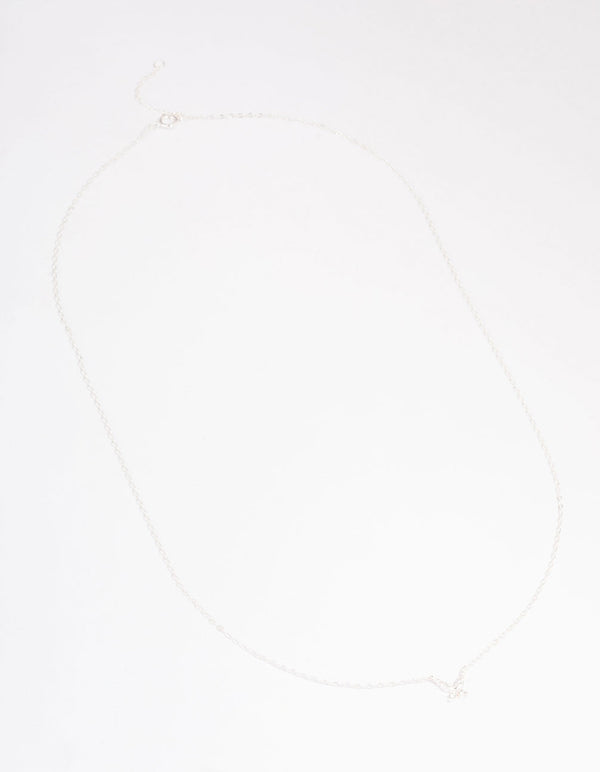 SPGB SS CZ BFLY PENDANT NL