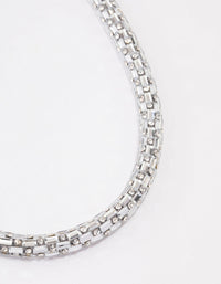 Silver Mixed Stone Necklace - link has visual effect only