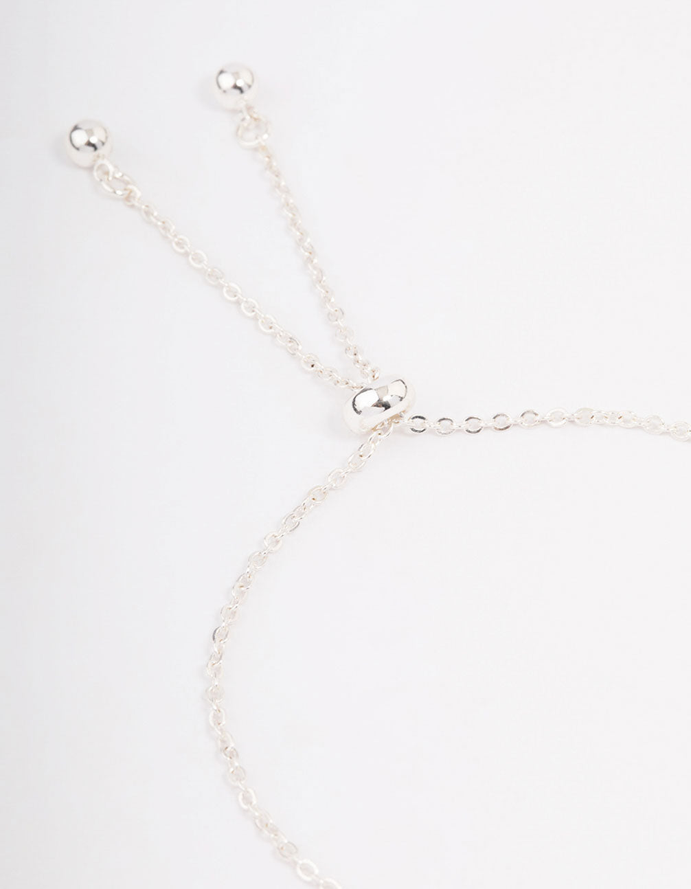 Silver Plated Cancer Script Bracelet