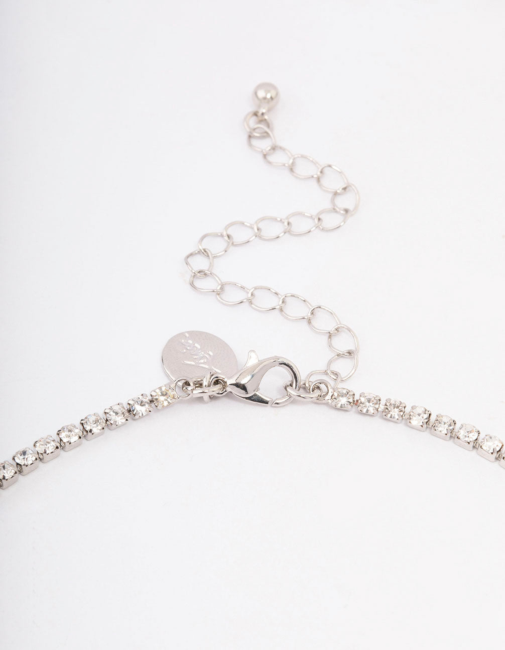 Silver Cubic Zirconia Gradual Round Stone Jewellery Set