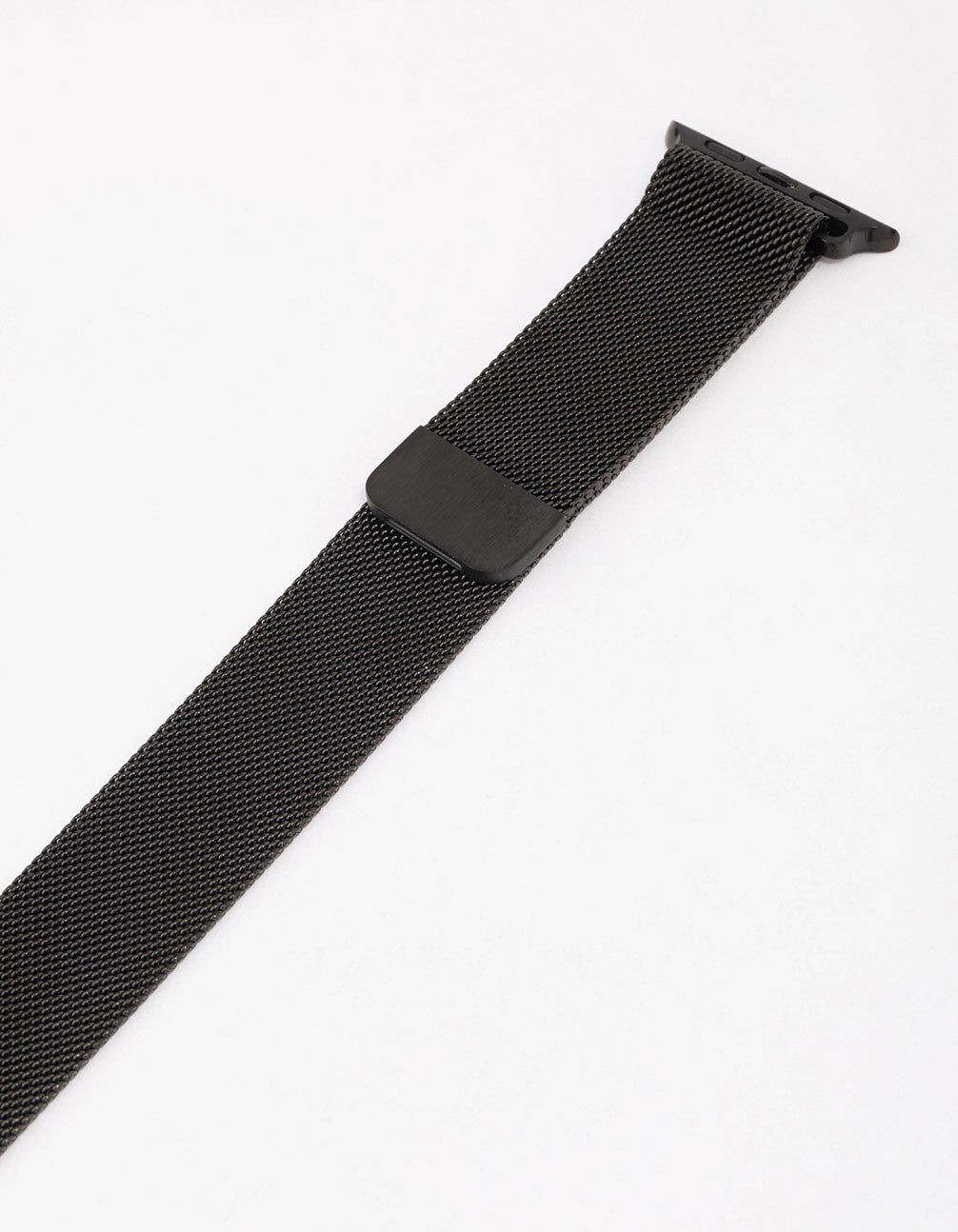 Black Coated Stainless Steel  Mesh Watch Band 42/44/45mm