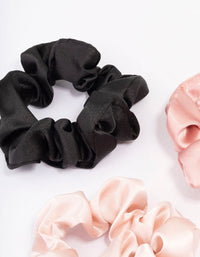 Pink Hair Scrunchie 3-Pack - link has visual effect only