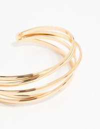 Gold Interlaced Wrist Cuff - link has visual effect only